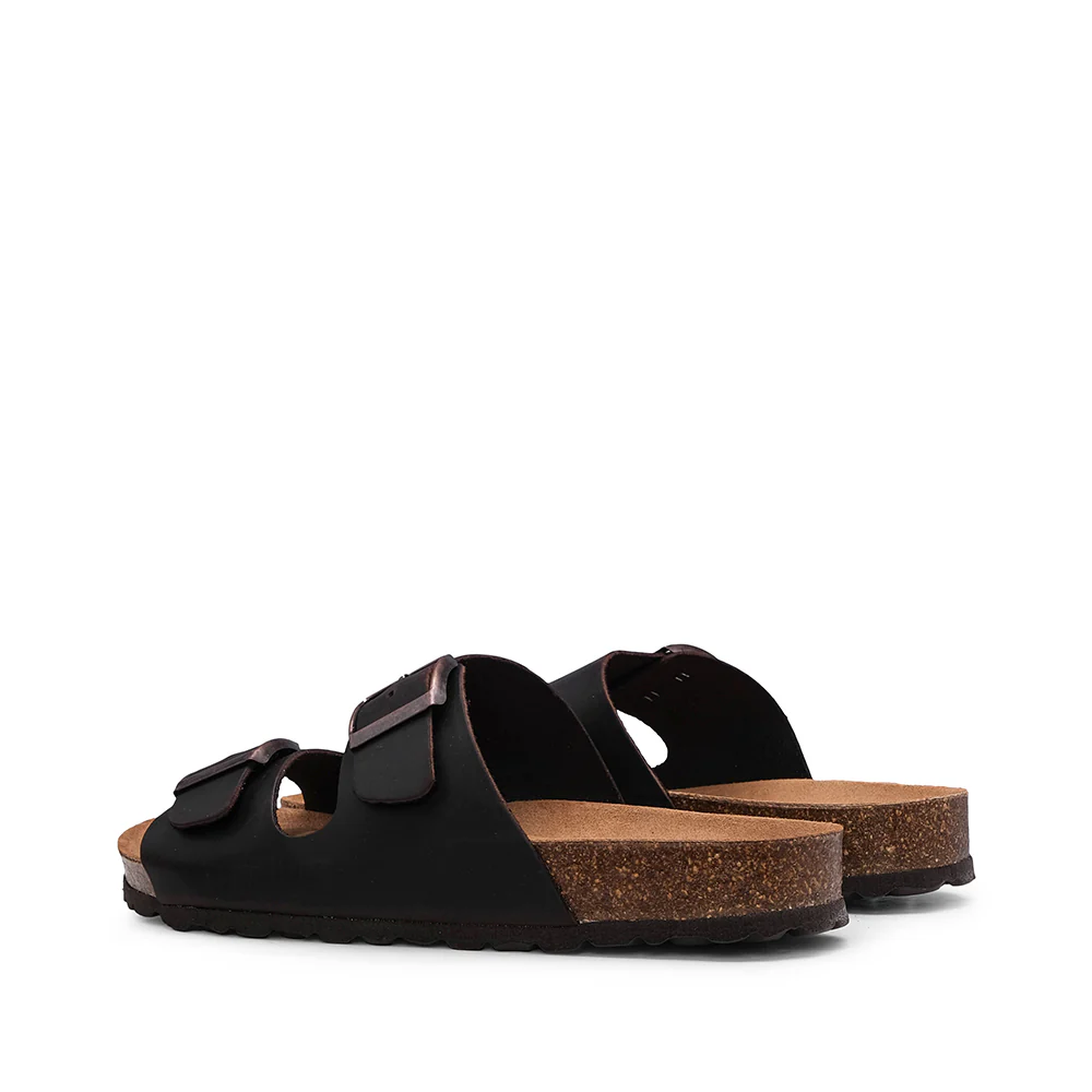 Chinelo Salto Raso Homem Nobuck Castanho - Image 3