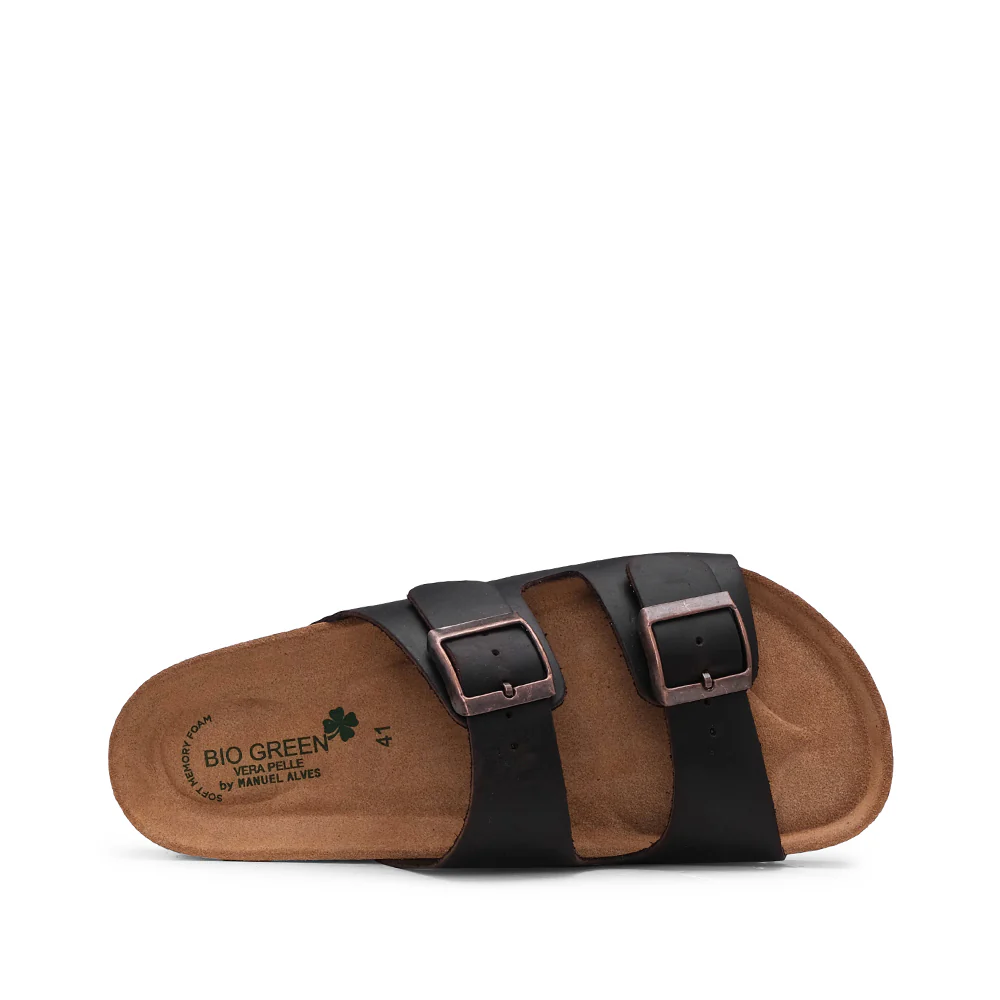 Chinelo Salto Raso Homem Nobuck Castanho - Image 4