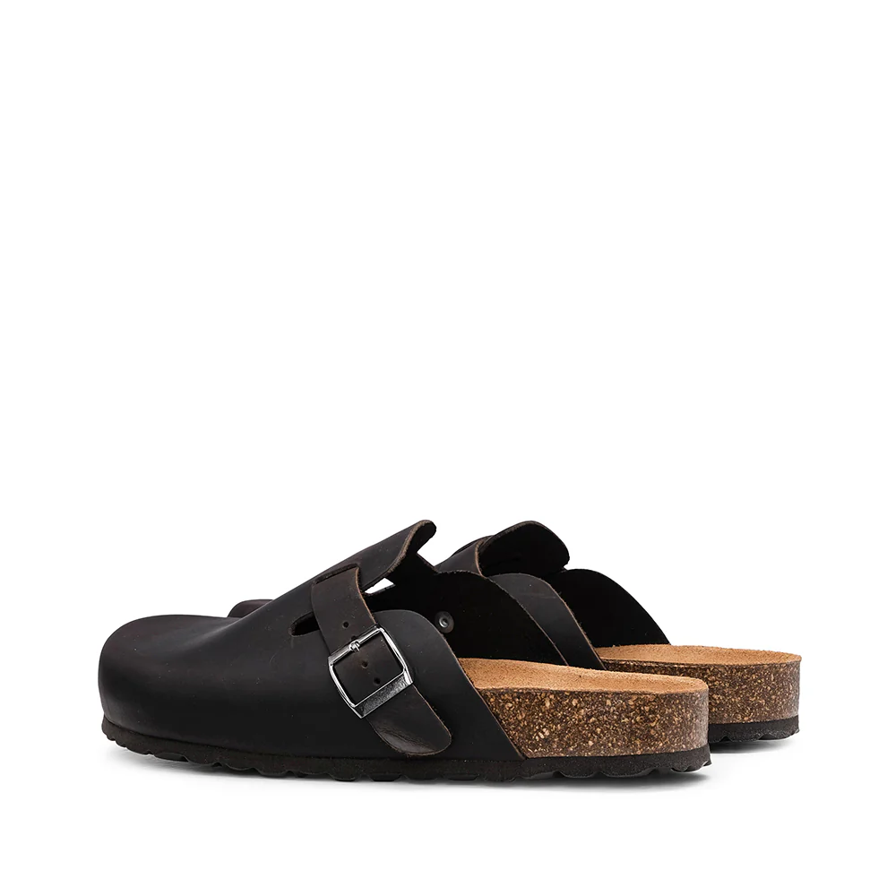 Chinelo Salto Raso Homem Nobuck Castanho - Image 3