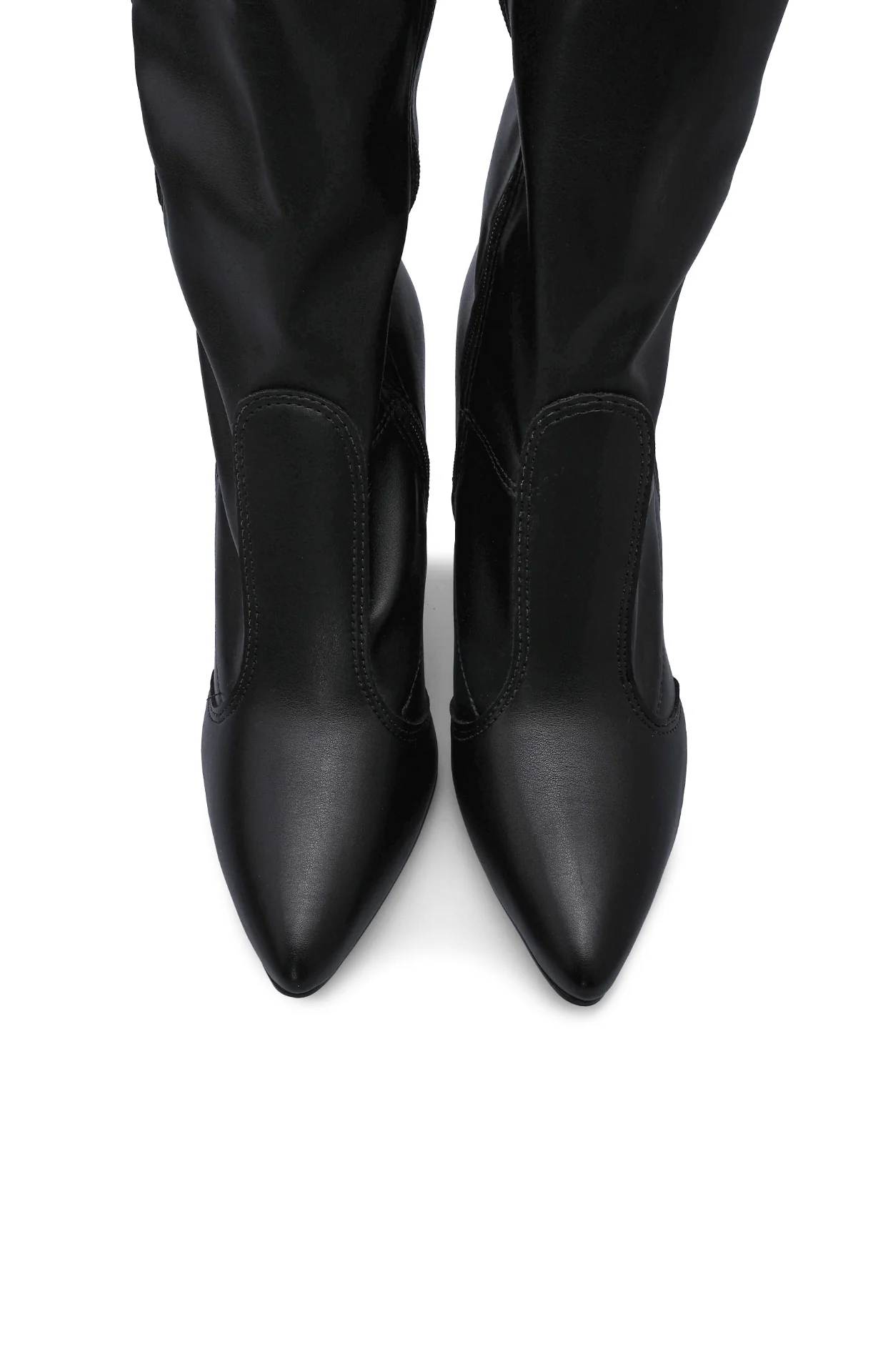 Bota Cano Alto Mulher Preto - Image 4