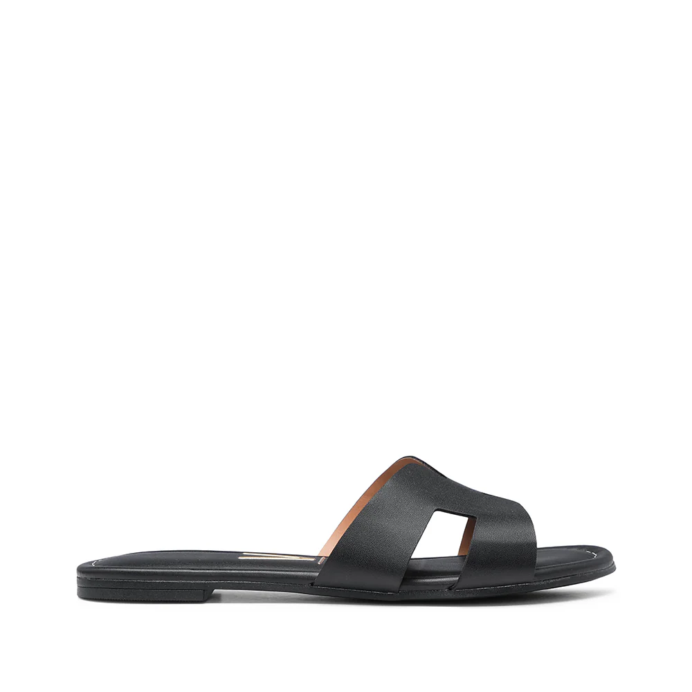 Chinelo Salto Raso Mulher Preto