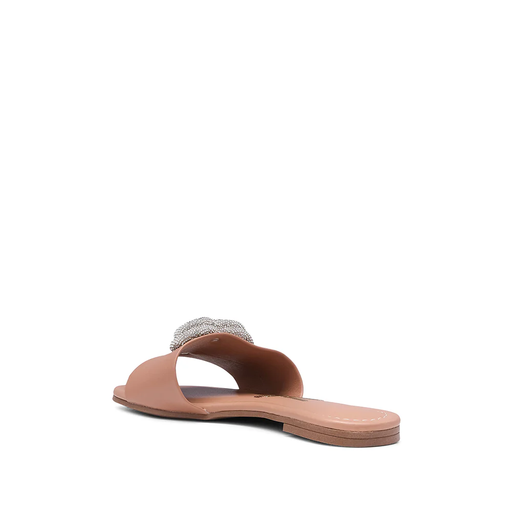 Chinelo Salto Raso Mulher Pele Nude - Image 4