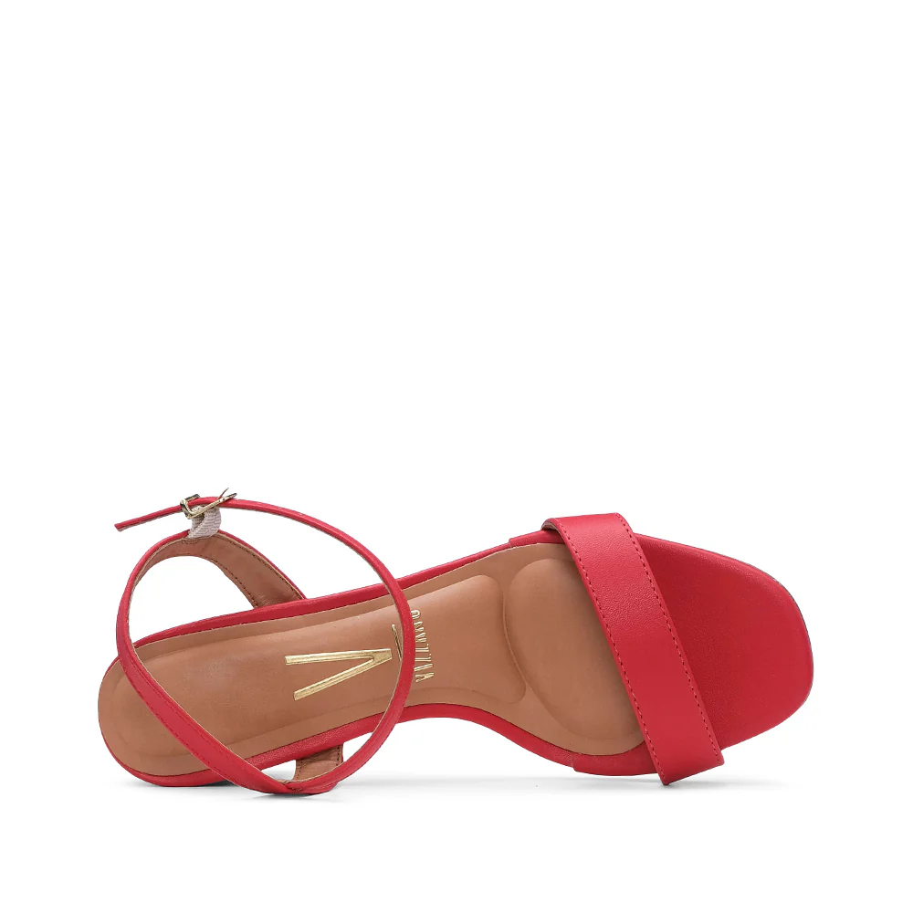 Sandália Salto Médio Mulher Vermelho - Image 5