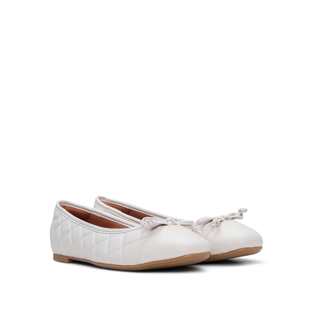 Sapato Sabrinas Mulher Pele Sintética Branco - Image 5