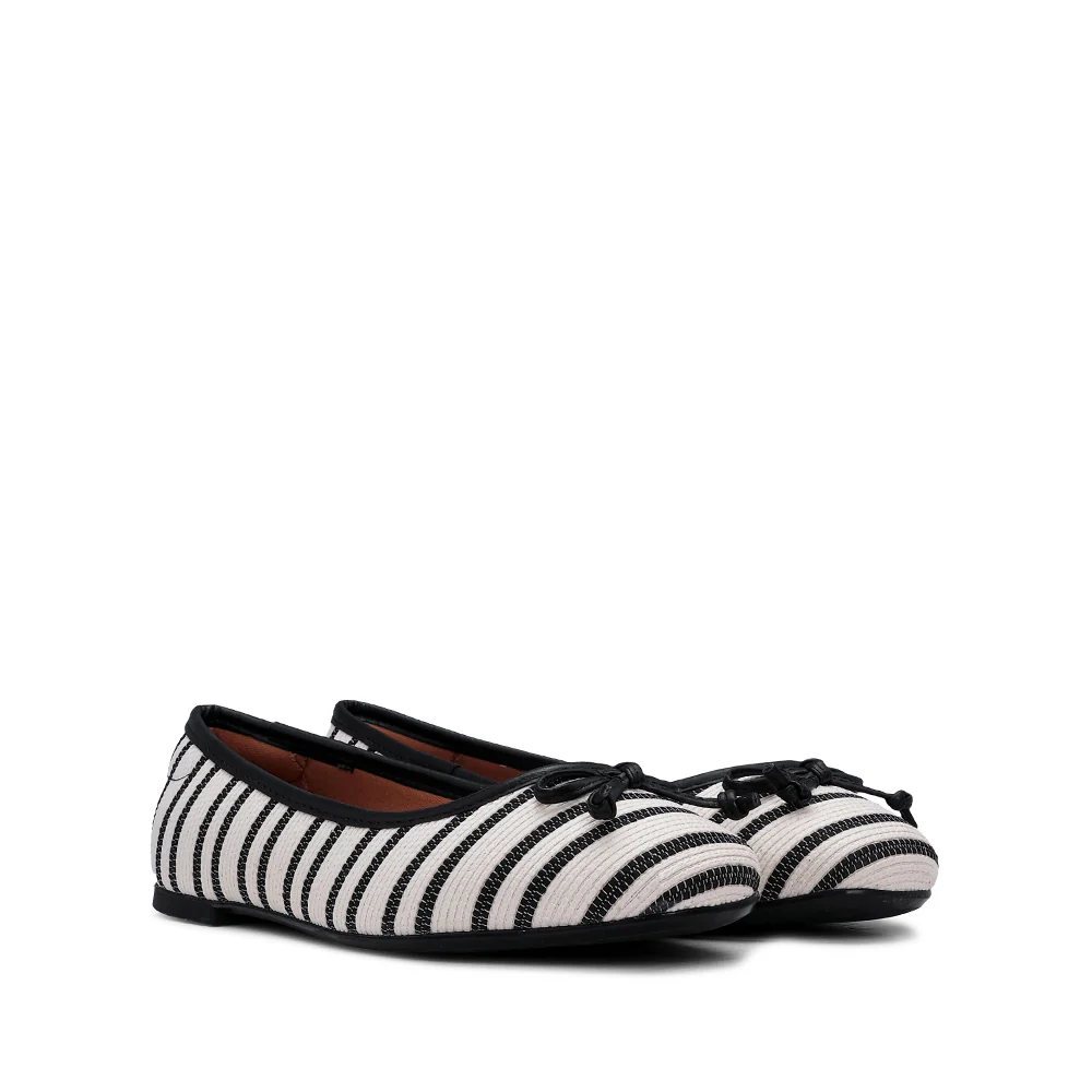 Sapato Sabrinas Mulher Pele Sintética Branco E Preto - Image 5