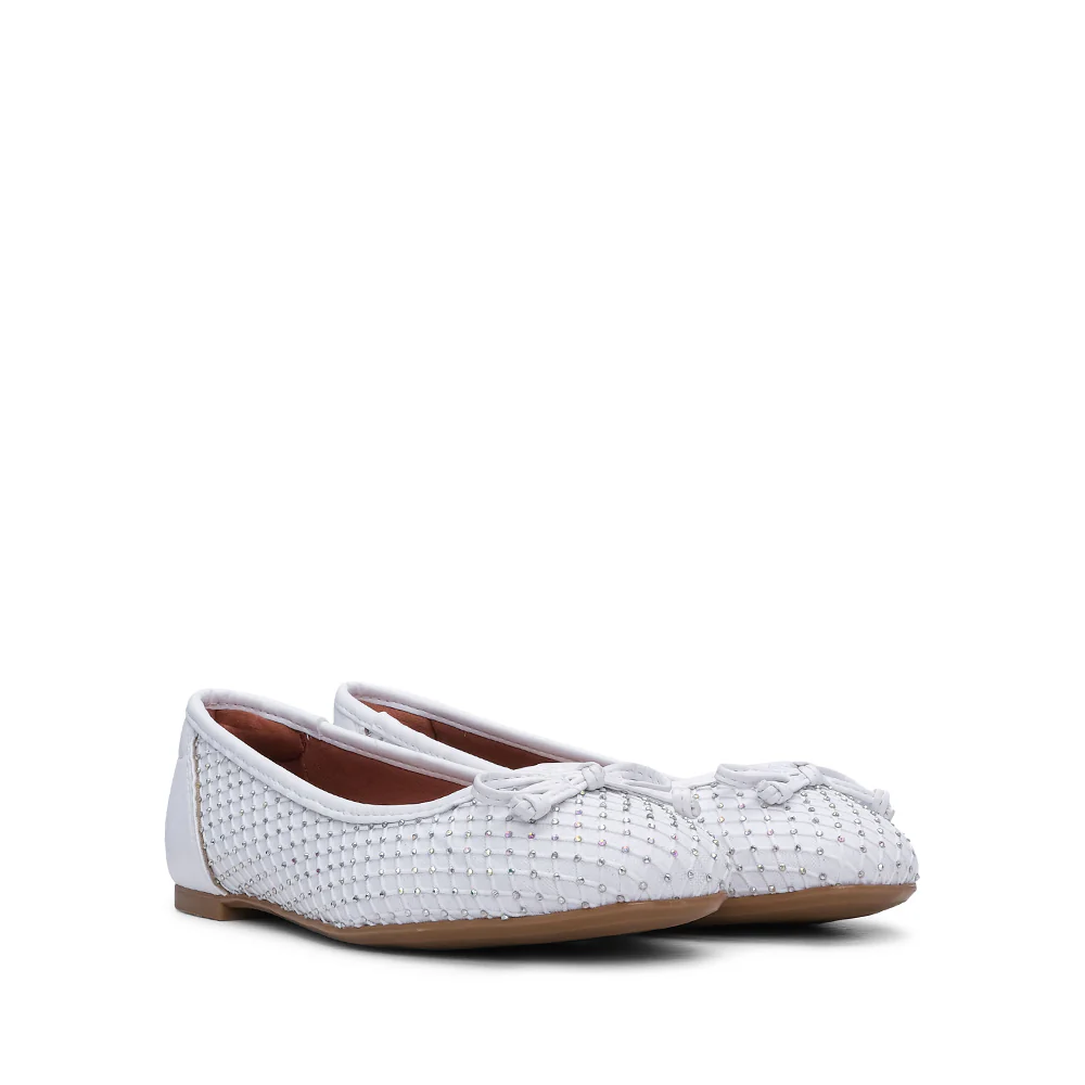 Sapato Sabrinas Mulher Pele Sintética Branco - Image 5
