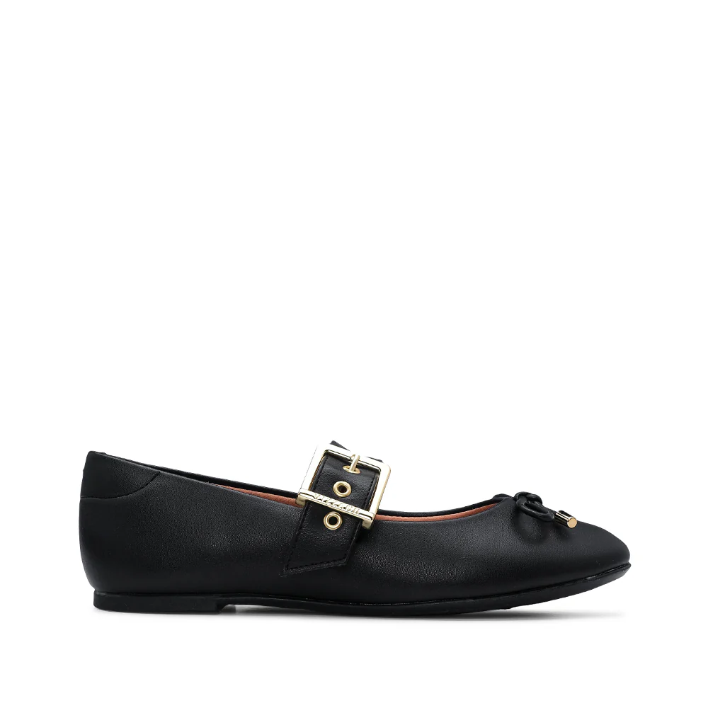 Sapato Mary Jane Mulher Preto