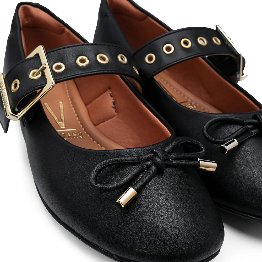 Sapato Mary Jane Mulher Preto - Image 9