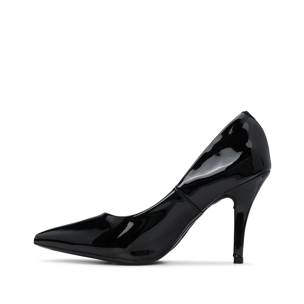 Sapato Salto Alto Mulher Verniz Preto - Image 2
