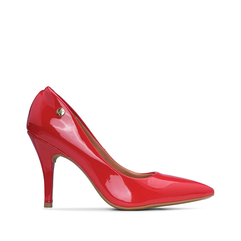 Sapato Salto Alto Mulher Verniz Vermelho - Image 2