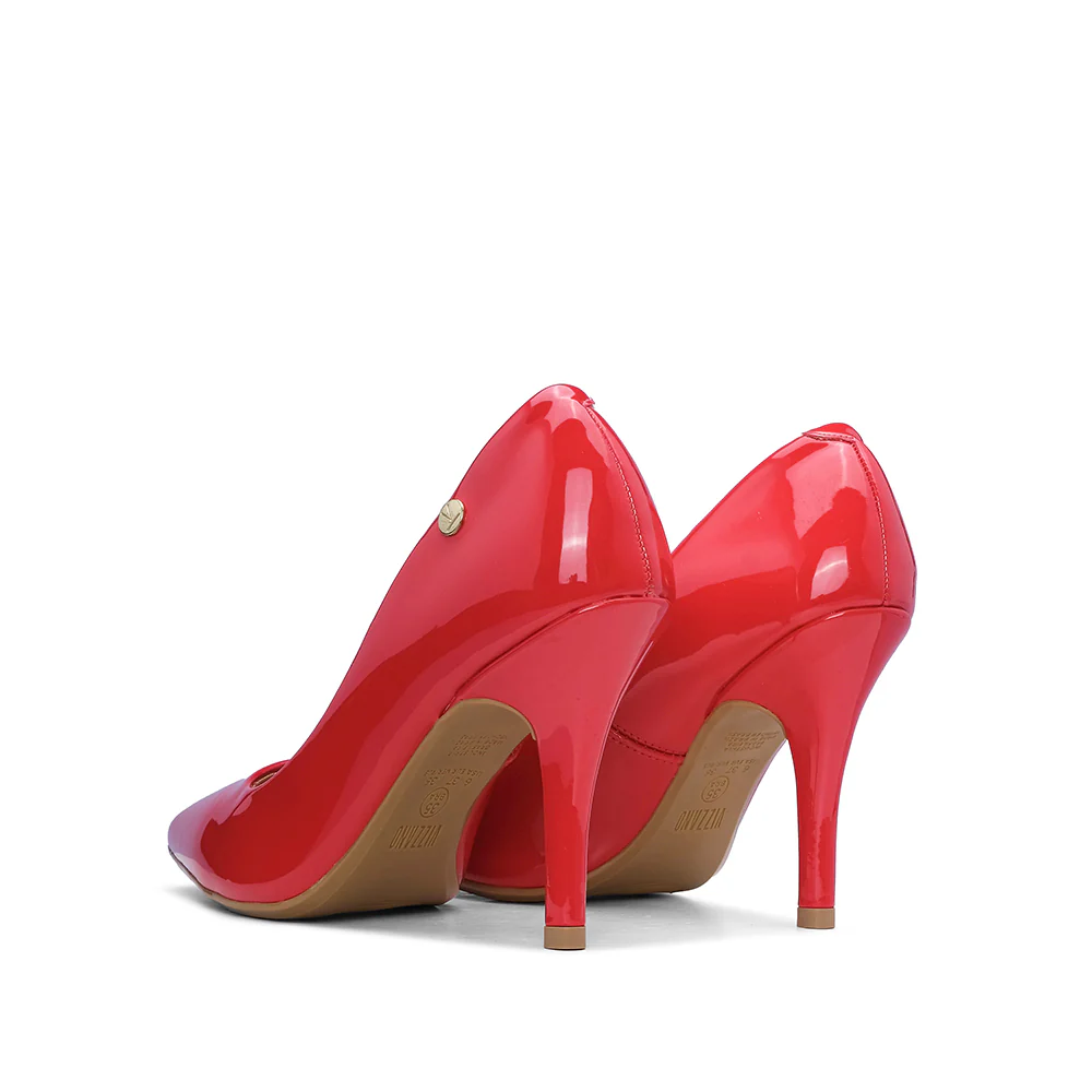 Sapato Salto Alto Mulher Verniz Vermelho - Image 4