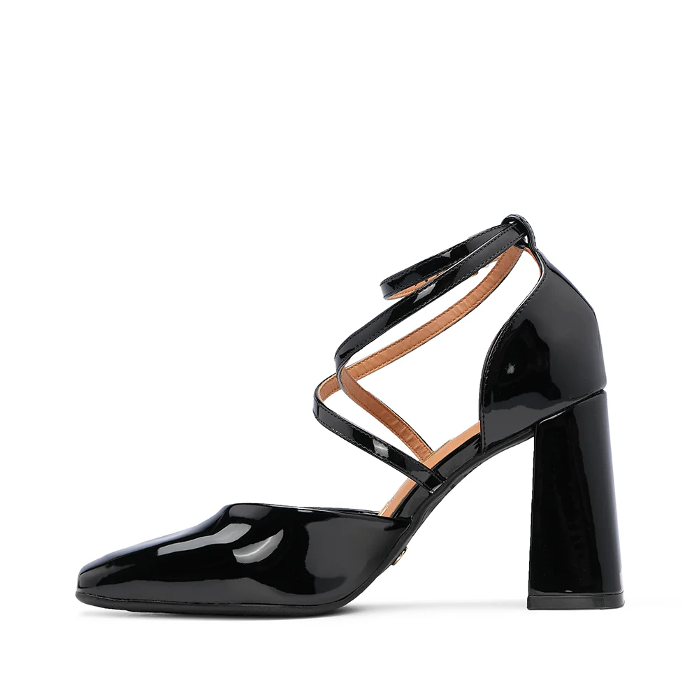 Sapato Salto Alto Mulher Verniz Preto - Image 2