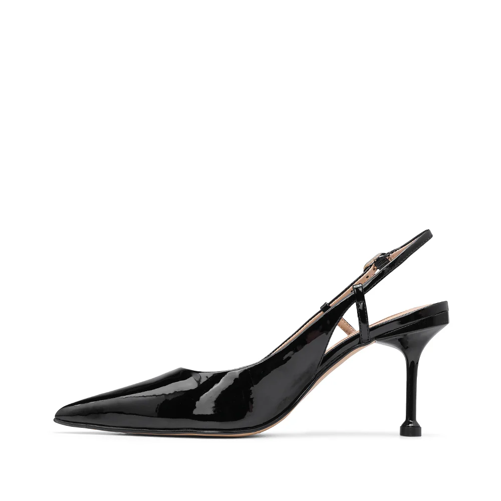 Sapato Salto Alto Mulher Verniz Preto - Image 2
