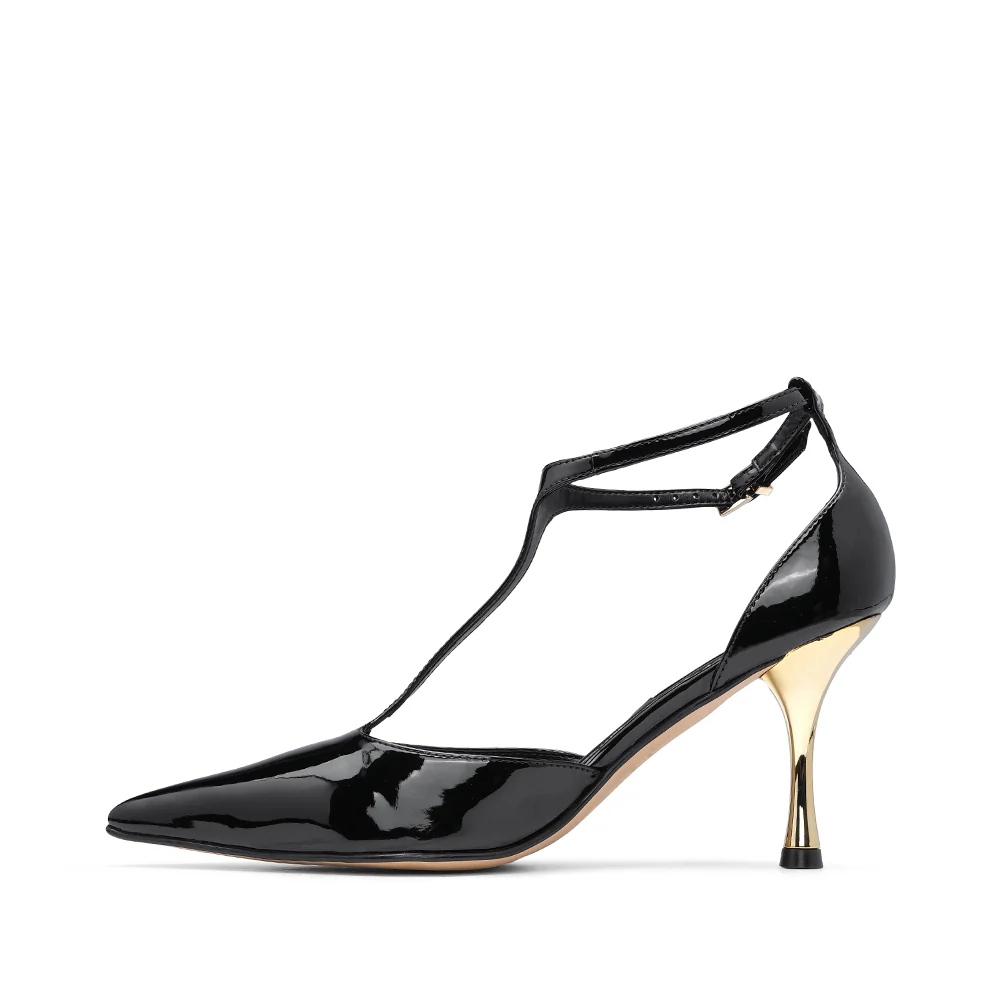 Sapato Salto Alto Mulher Verniz Preto - Image 2