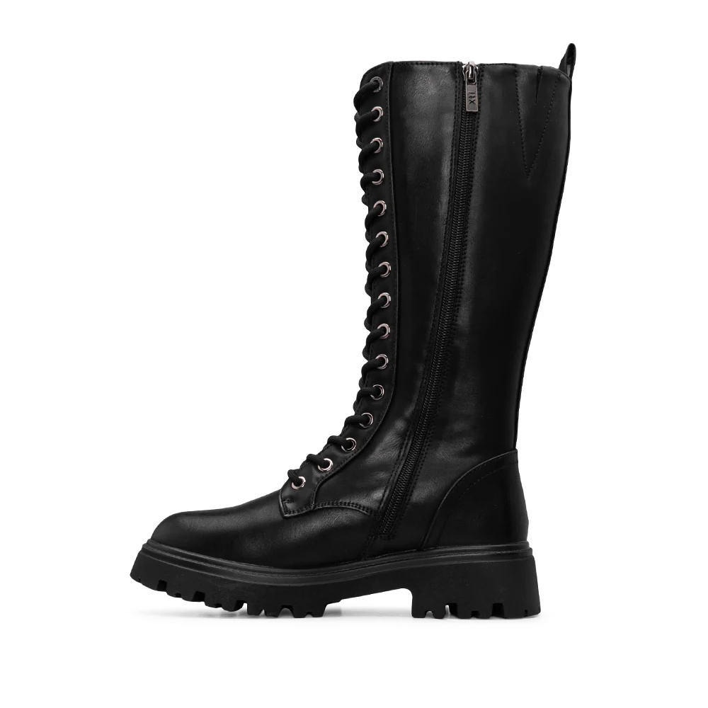 Bota Cano Alto Mulher Preto - Image 3