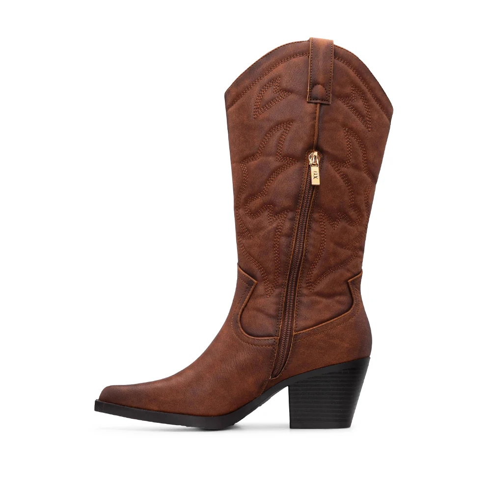 Bota Texana Mulher Camel - Image 3