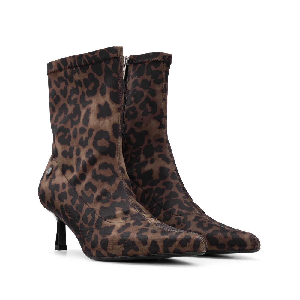 Botim Salto Médio Mulher Leopardo - Image 3