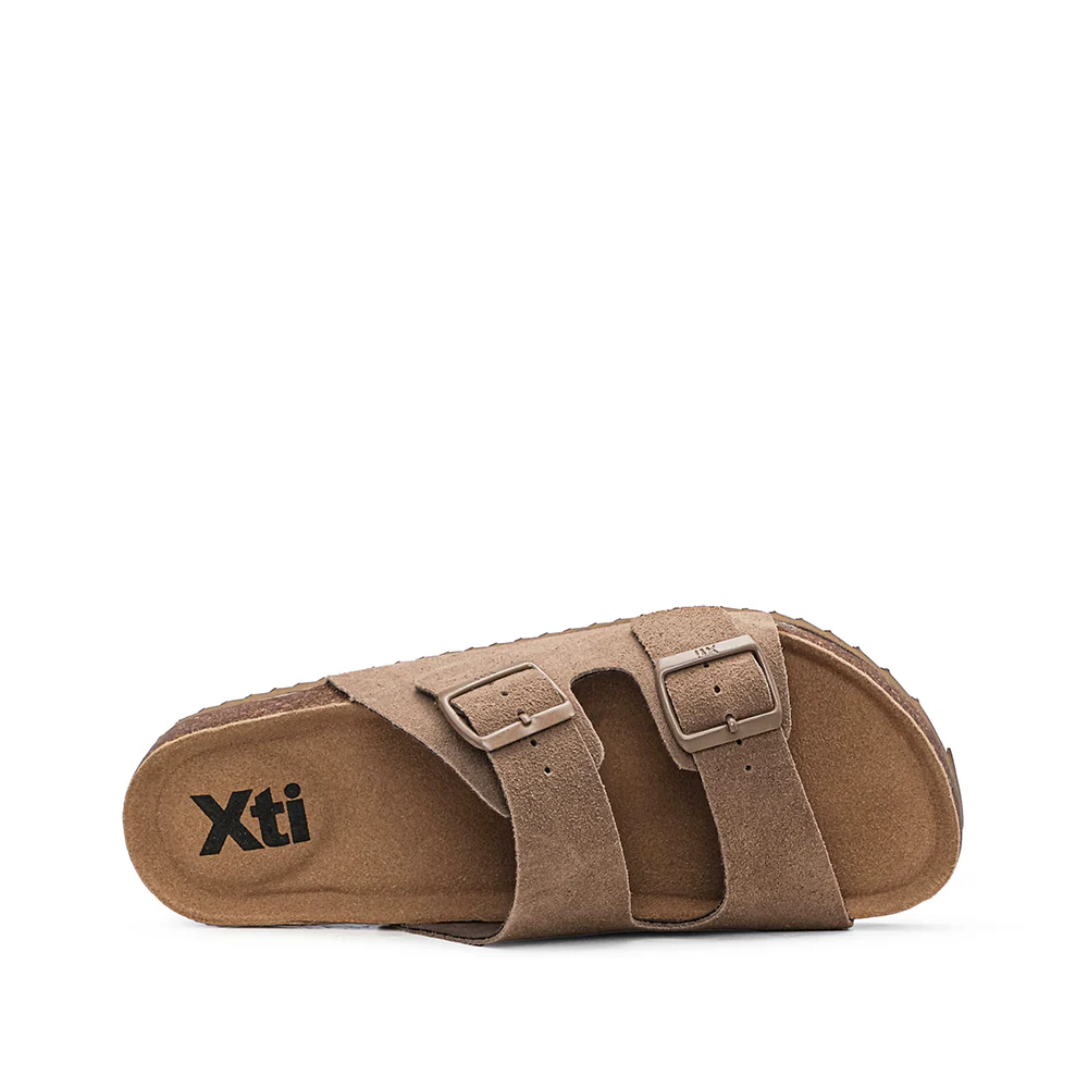 Chinelo Casual Homem Camurça Taupe - Image 4