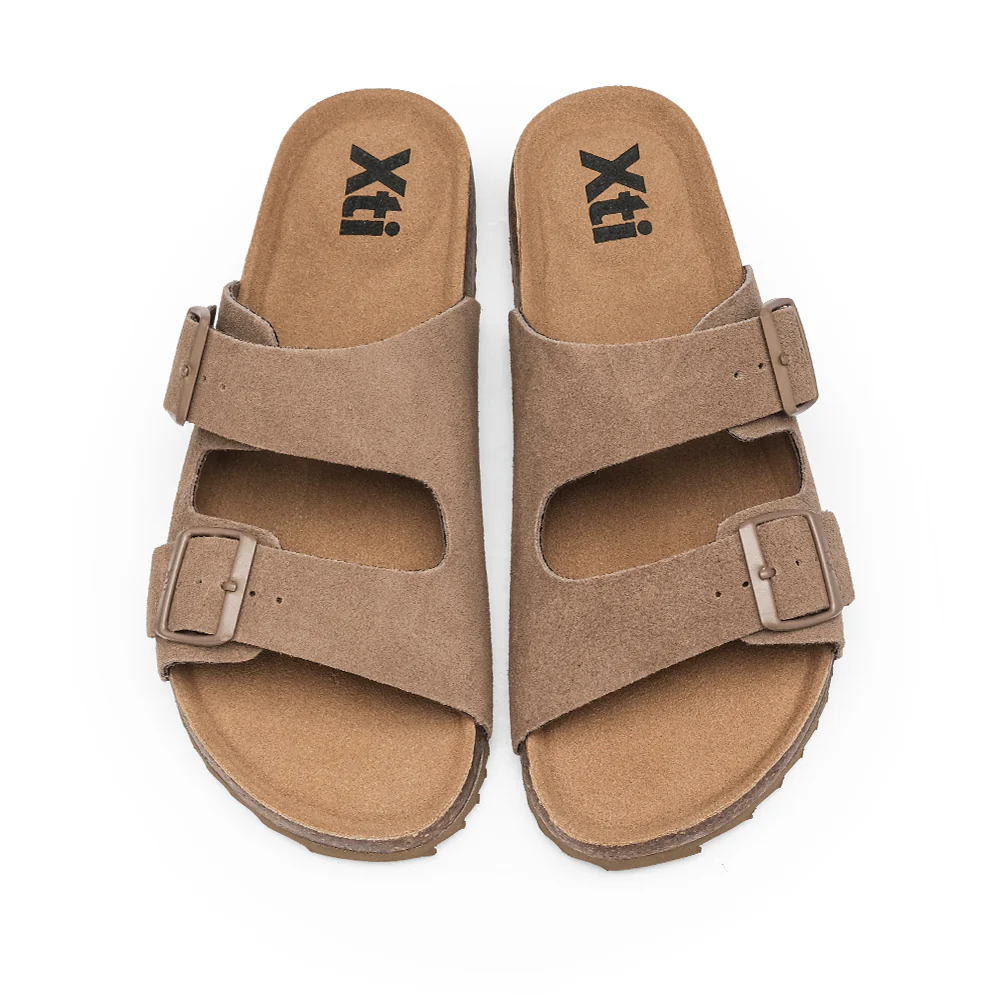 Chinelo Casual Homem Camurça Taupe - Image 5