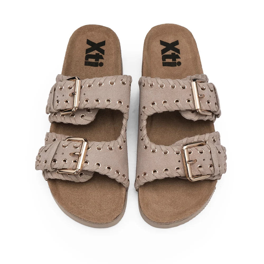 Chinelo Casual Mulher Bege - Image 5