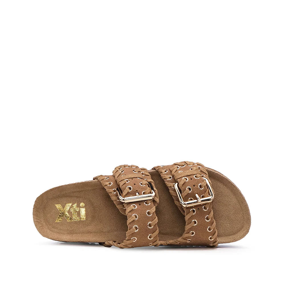 Chinelo Casual Mulher Camel - Image 4