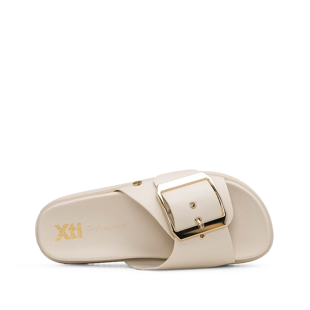 Chinelo Casual Mulher Bege - Image 4