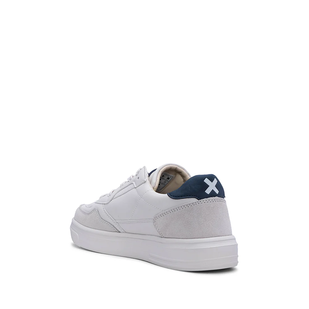 Sapatilha Casual Homem Pele Sintética Branco E Azul - Image 4