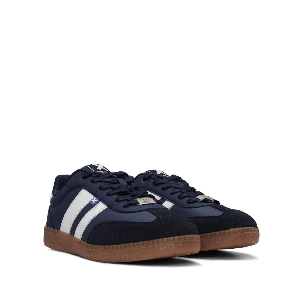 Sapatilha Casual Homem Pele Sintética Azul Marinho - Image 3