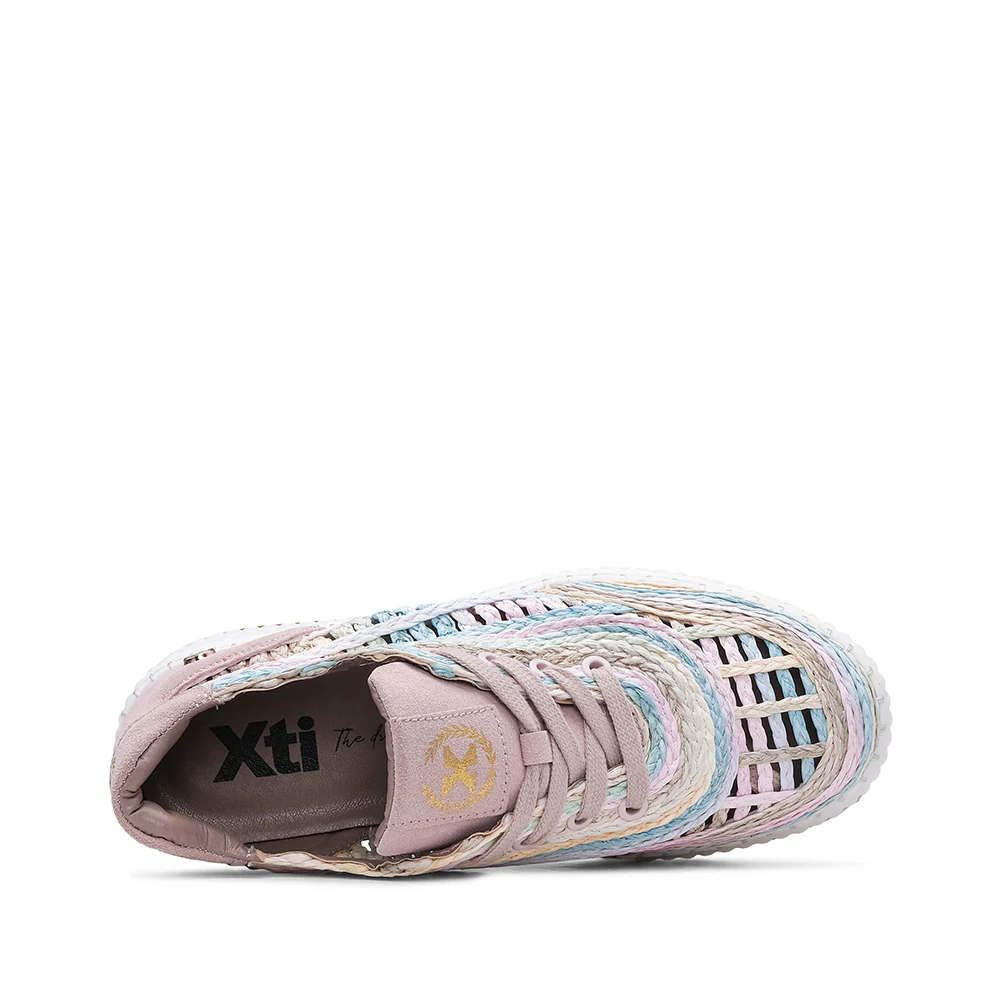 Sapatilha Casual Mulher Pele Sintética Multicolor - Image 5
