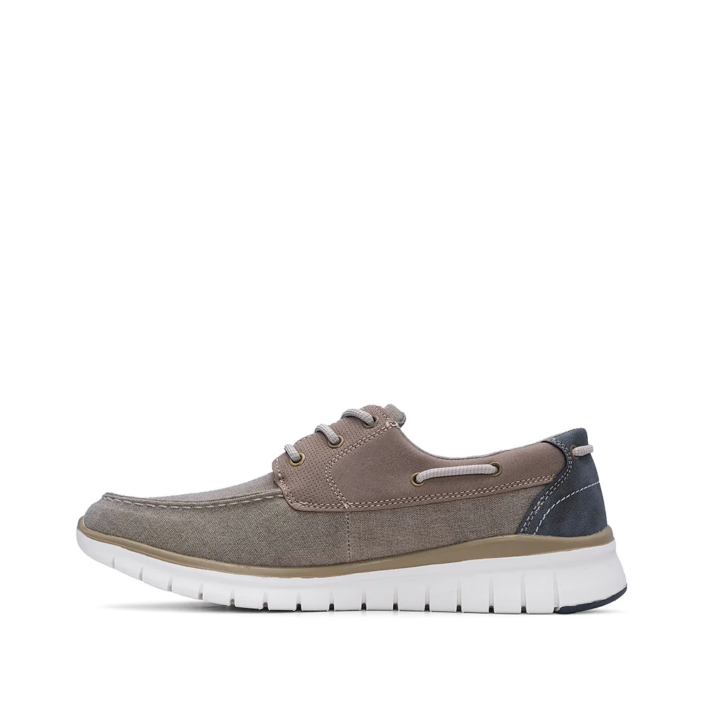 Sapato Casual Homem Pele Sintética Taupe - Image 2