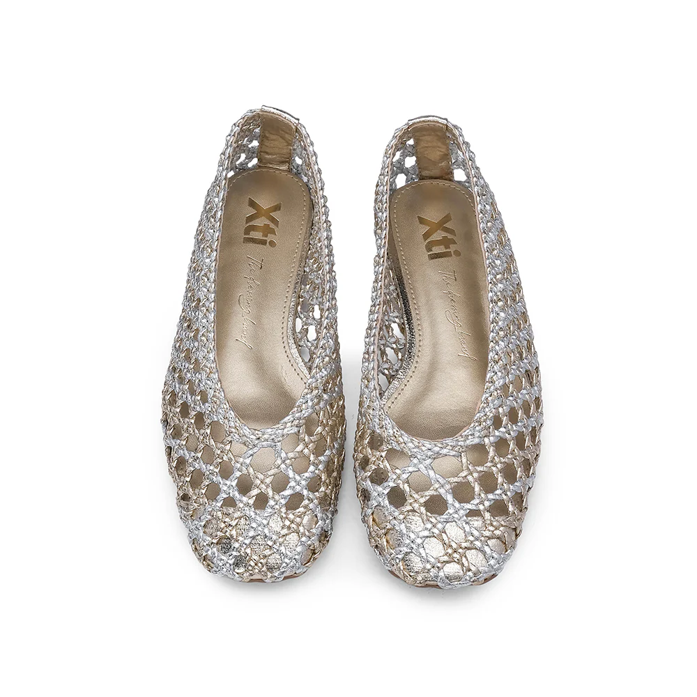Sapato Sabrinas Mulher Dourado - Image 5