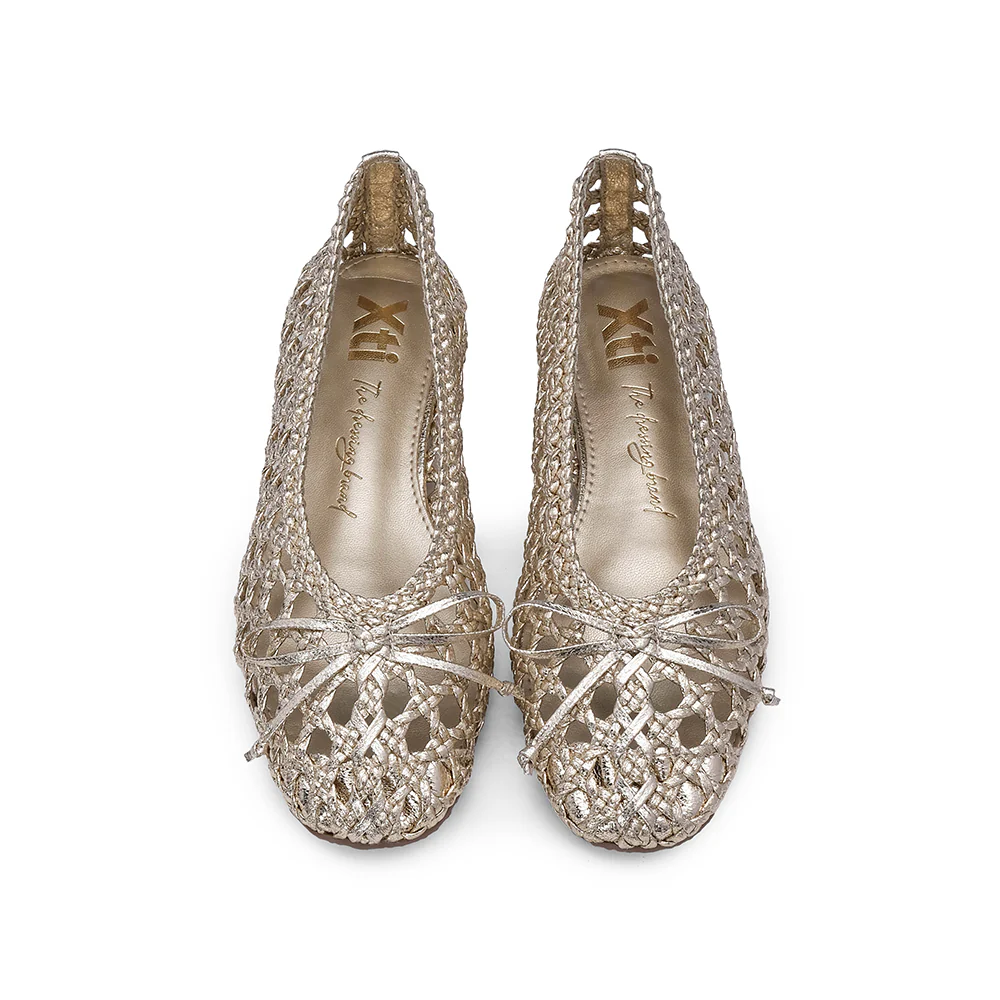 Sapato Sabrinas Mulher Dourado - Image 5