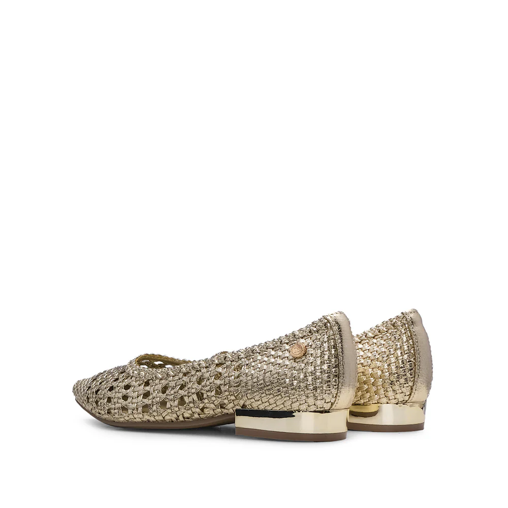 Sapato Sabrinas Mulher Dourado - Image 3