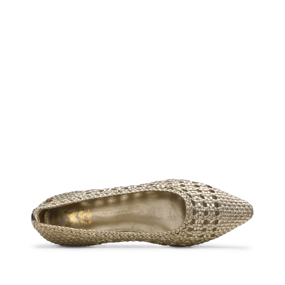 Sapato Sabrinas Mulher Dourado - Image 4