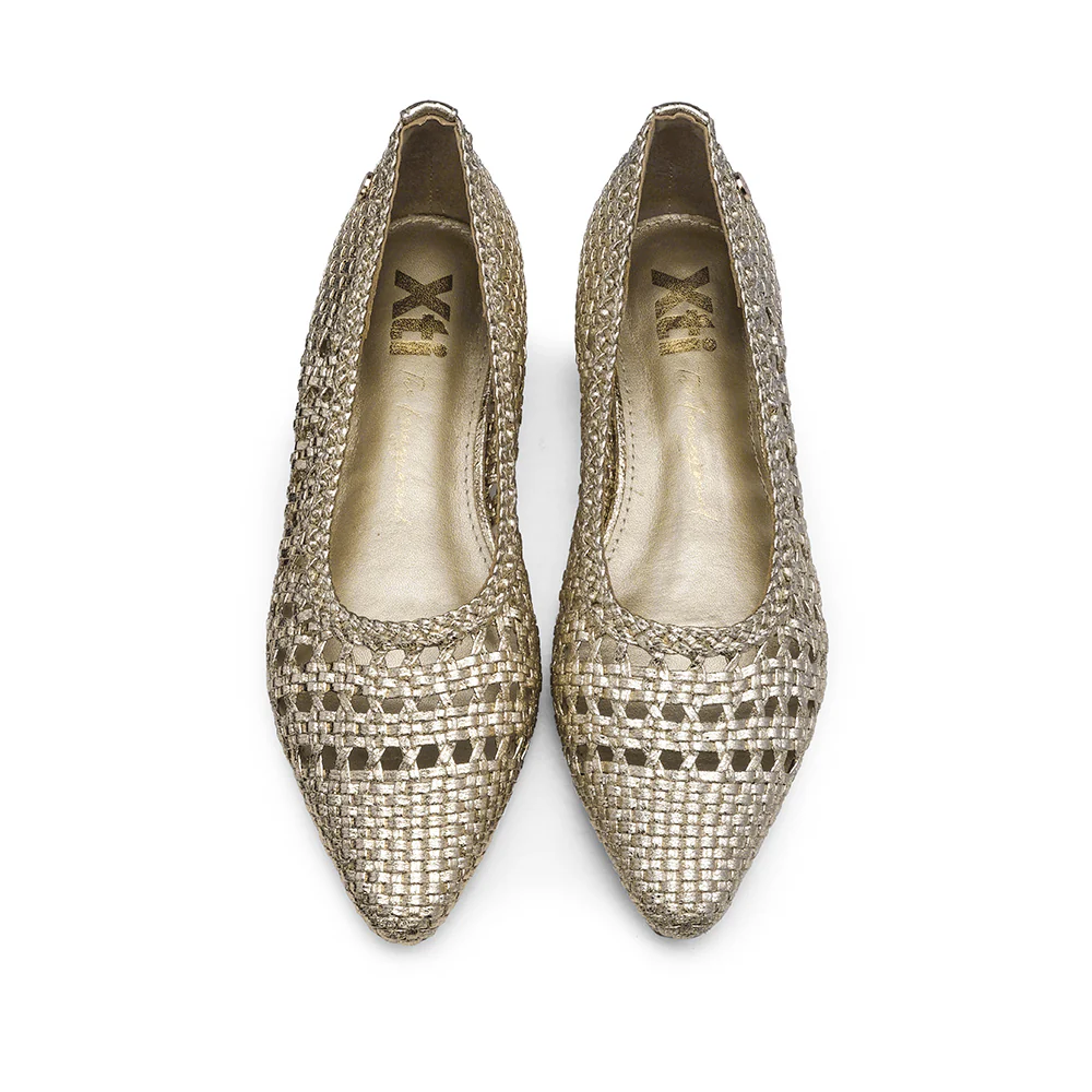 Sapato Sabrinas Mulher Dourado - Image 5
