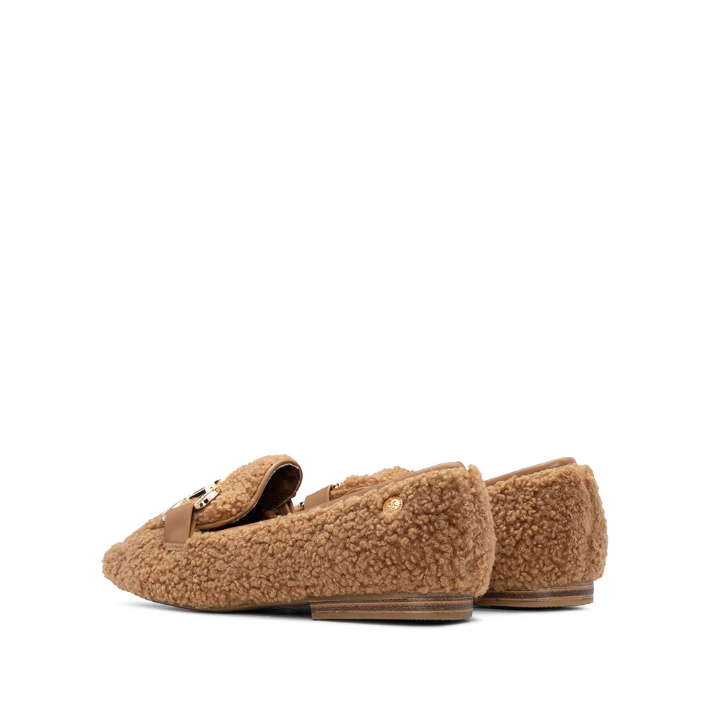 Sapato Salto Raso Mulher Camel - Image 3