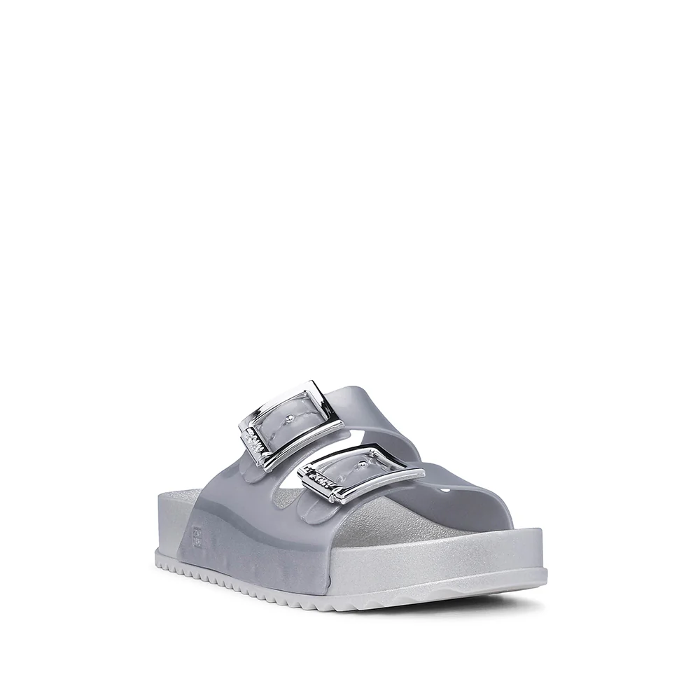 Chinelo Casual Mulher Prata - Image 3